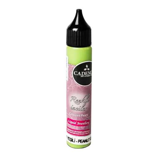 Tekuté perly, 25 ml - pistáciová zelená