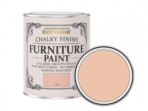 717 22 rust oleum chalky finish furniture paint coral