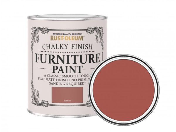717 rust oleum chalky finish furniture paint salmon