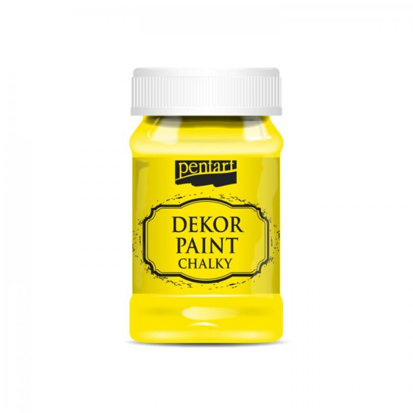 dekor paint soft 100 ml citronova zlta