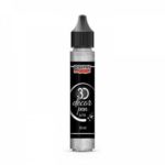 dekoracne 3d pero 30 ml glitrova strieborna