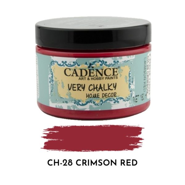 kridova barva cadence very chalky 150 ml crimson red karminova cervena