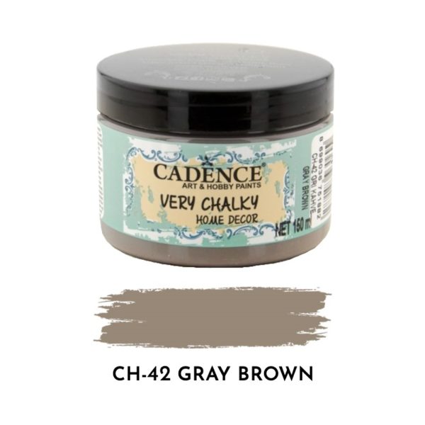 kridova barva cadence very chalky 150 ml gray brown sedohneda
