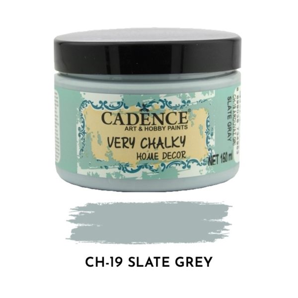 kridova barva cadence very chalky 150 ml slate grey bridlicove seda