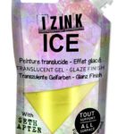 polopruhledna barva izink ice 80 ml cold gold zlata