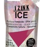 polopruhledna barva izink ice 80 ml framboise malinova
