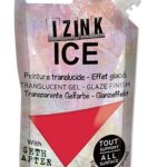 polopruhledna barva izink ice 80 ml grenadine cervena