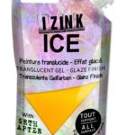 polopruhledna barva izink ice 80 ml melted butter zluta