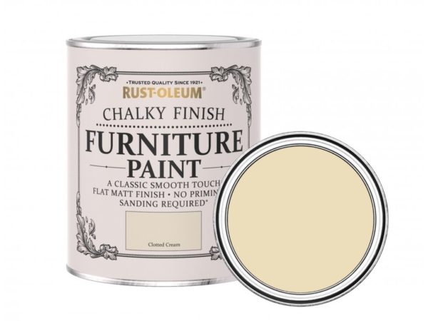 717 3 rust oleum chalky finish furniture paint clotted cream