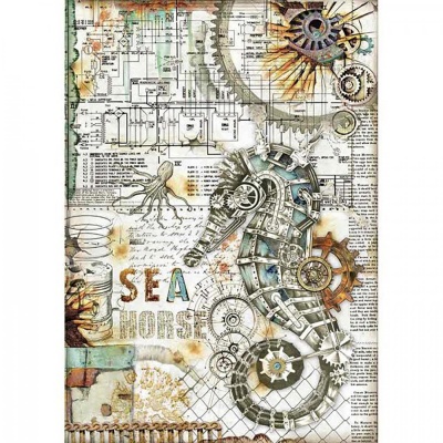ryzovy papier a4 sea world seahorse