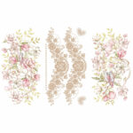 863142 Love Birds LARGE TRANSFER 6 PIECE