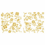 863289 Blooms GOLD FOIL