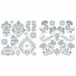 863296 Rococo Silver Foil 1