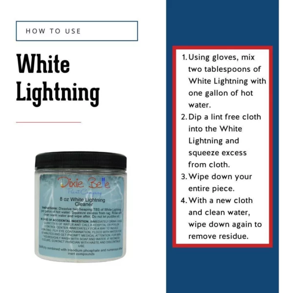 dixie belle paint white lightning cleaner 81067