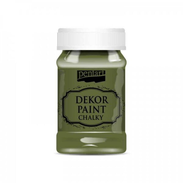 dekor paint soft 100 ml trnova zelena