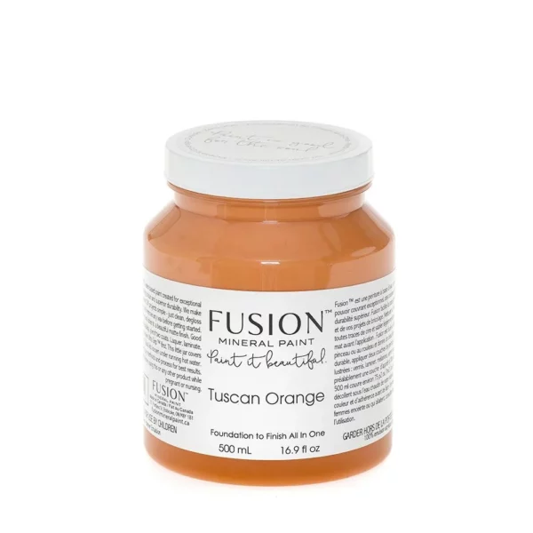 fusion mineral paint fusion tuscan orange 500ml