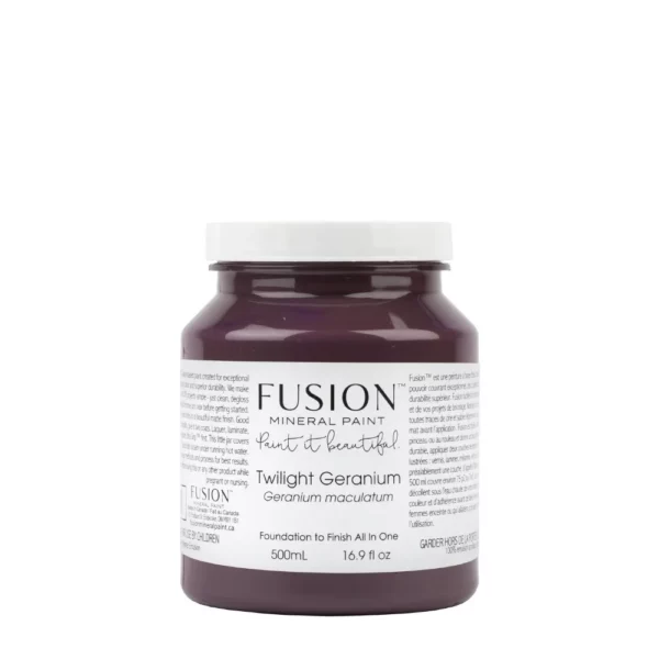fusion mineral paint fusion twilight geranium 500m