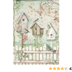 Stamperia ryzovy papir DFSA4448 budky