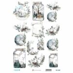 ryzovy papir a3 severske vanoce se zviratky 72