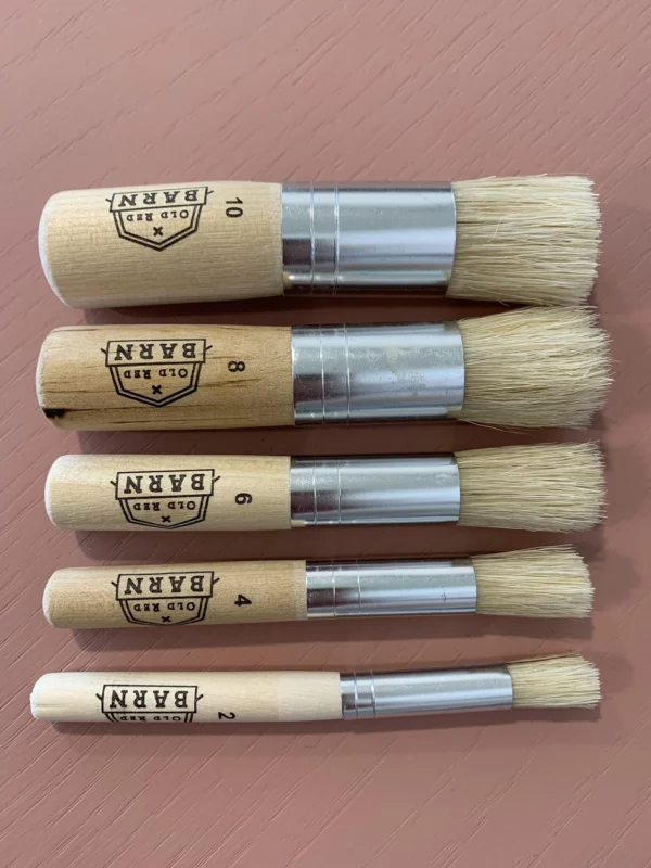 old red barn old red barn stencil brush set 5 pcs 1