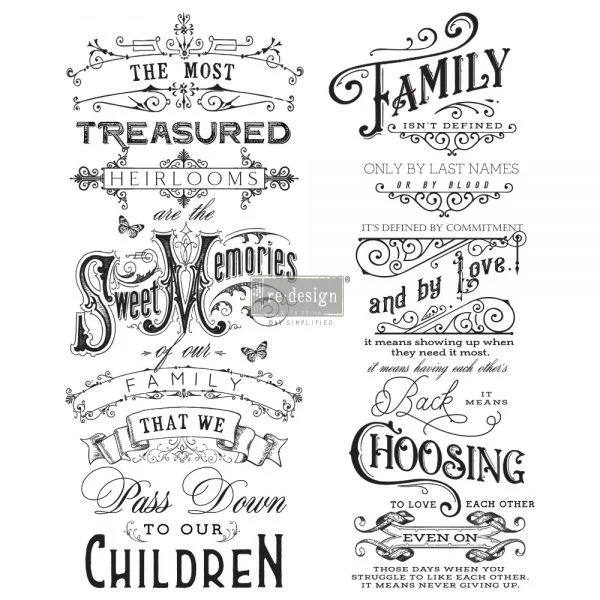Transfer na nábytek ReDesign with Prima - Family Heirlooms