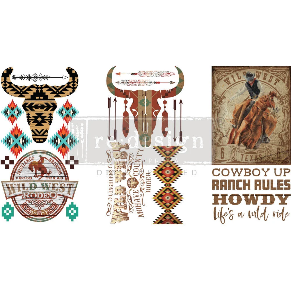 Transfer na nábytek ReDesign with Prima - Wild West