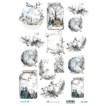 8914 3di 3681 ryzovy papir cadence a3 severske vanoce se zviratky 1