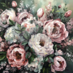 A1 Decoupage Fiber Mossy Rose Delight vnovenkabatku 1