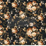 dark floral decou