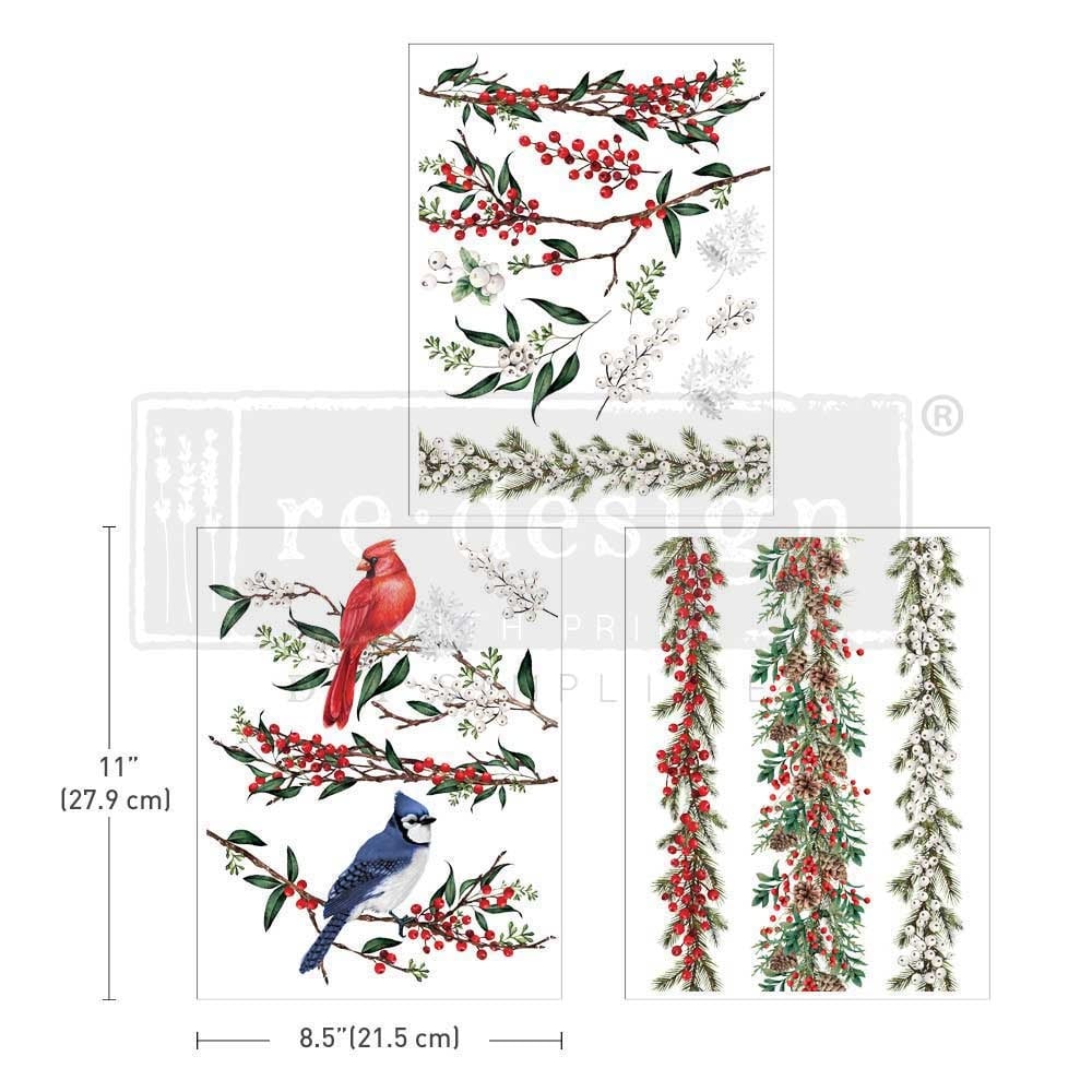Transfer na nábytek ReDesign with Prima - Winterberry