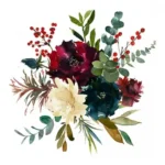 5300 wfc 005 ryzovy papir cadence 30x30 cm kytice s eukalyptem 1