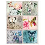 5361 3r198 ryzovy papir cadence a3 znamky s motylky 1