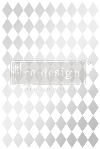Transfer na nábytek ReDesign with Prima - Silver Harlequin