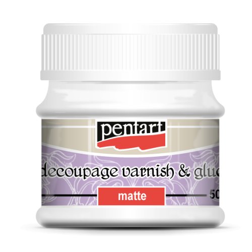 Decoupage lepidlo s lakem Pentart - matné - 50 ml