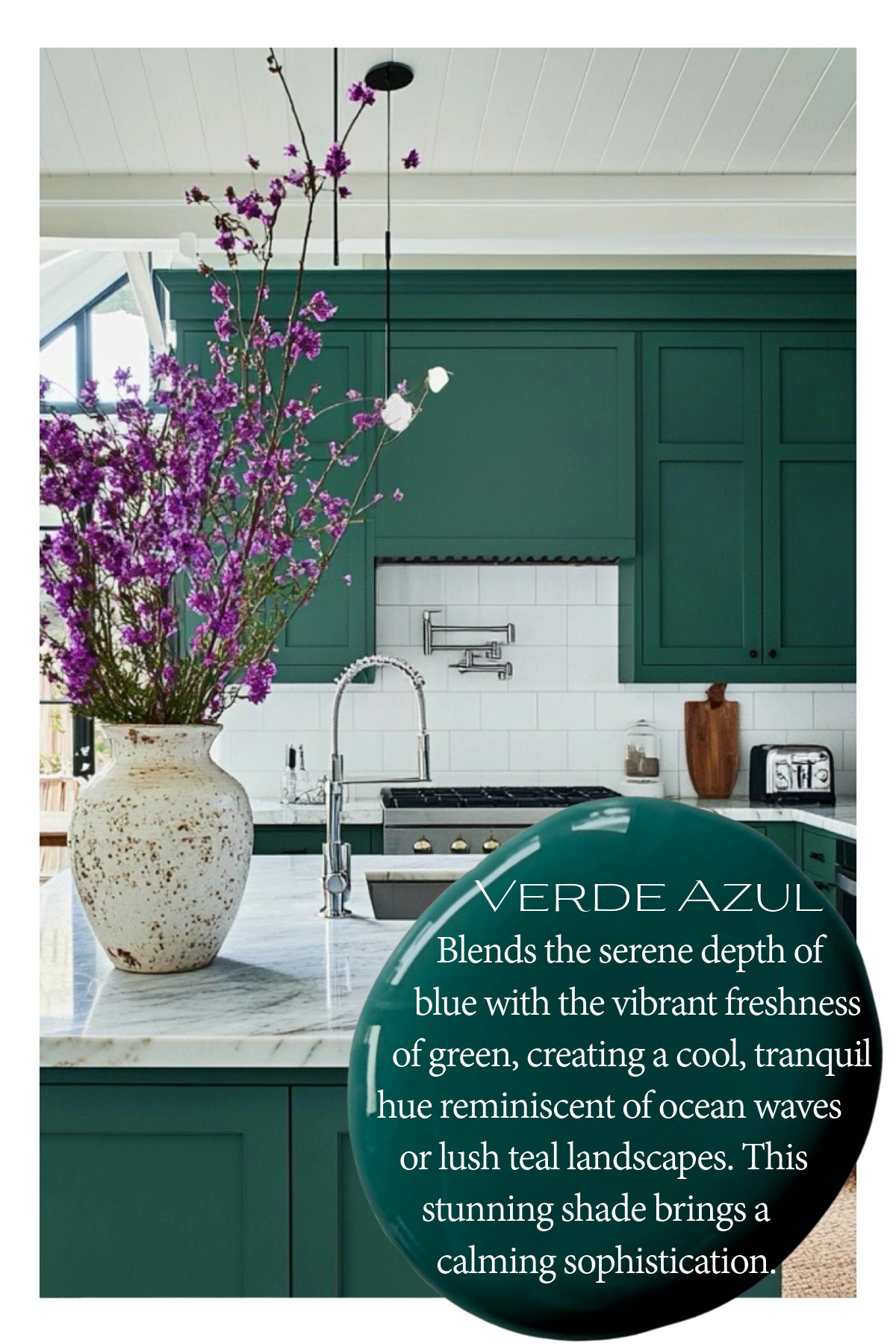 VERDE AZUL One Hour Enamel - Wise Owl Paint - barvy pro kuchyně, dveře, obložení - Obrázek 5