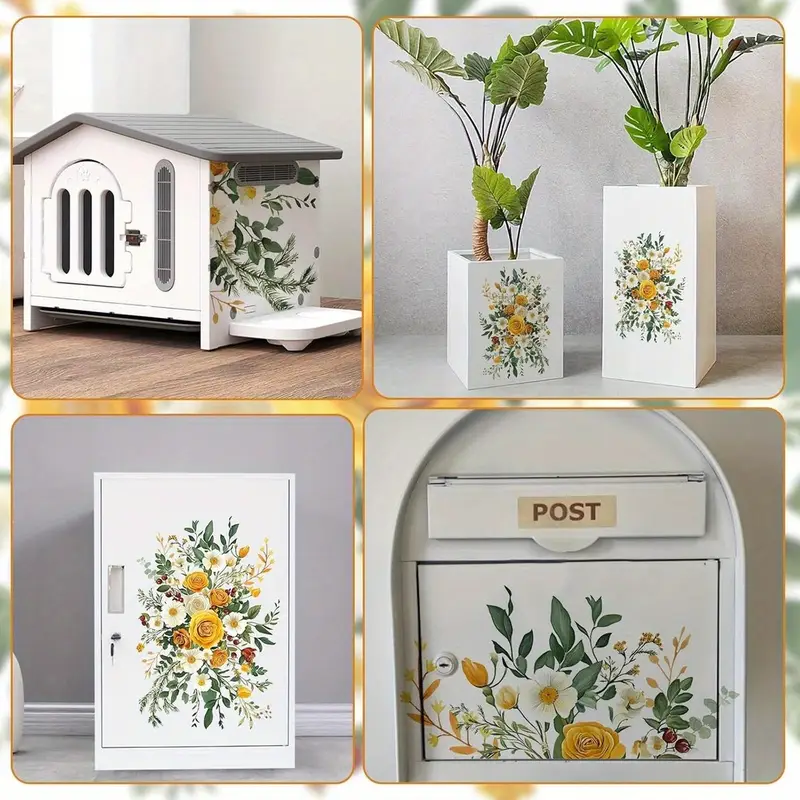 Transfer na nábytek - Žluté květiny - Obrázek 4