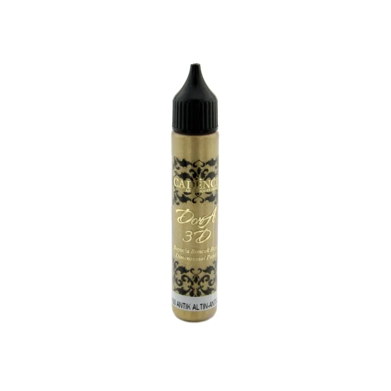 Metalická kontura Dora 3D Cadence - 25 ml - platinum, platinová