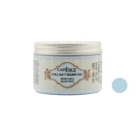 Reliefní pasty Shabby chic, 150 ml - baby blue