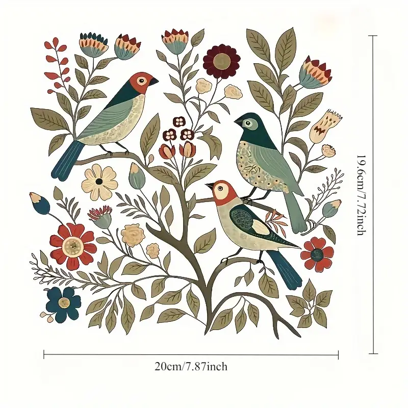 Transferový obrázek na textil - Ptáci - Obrázek 3