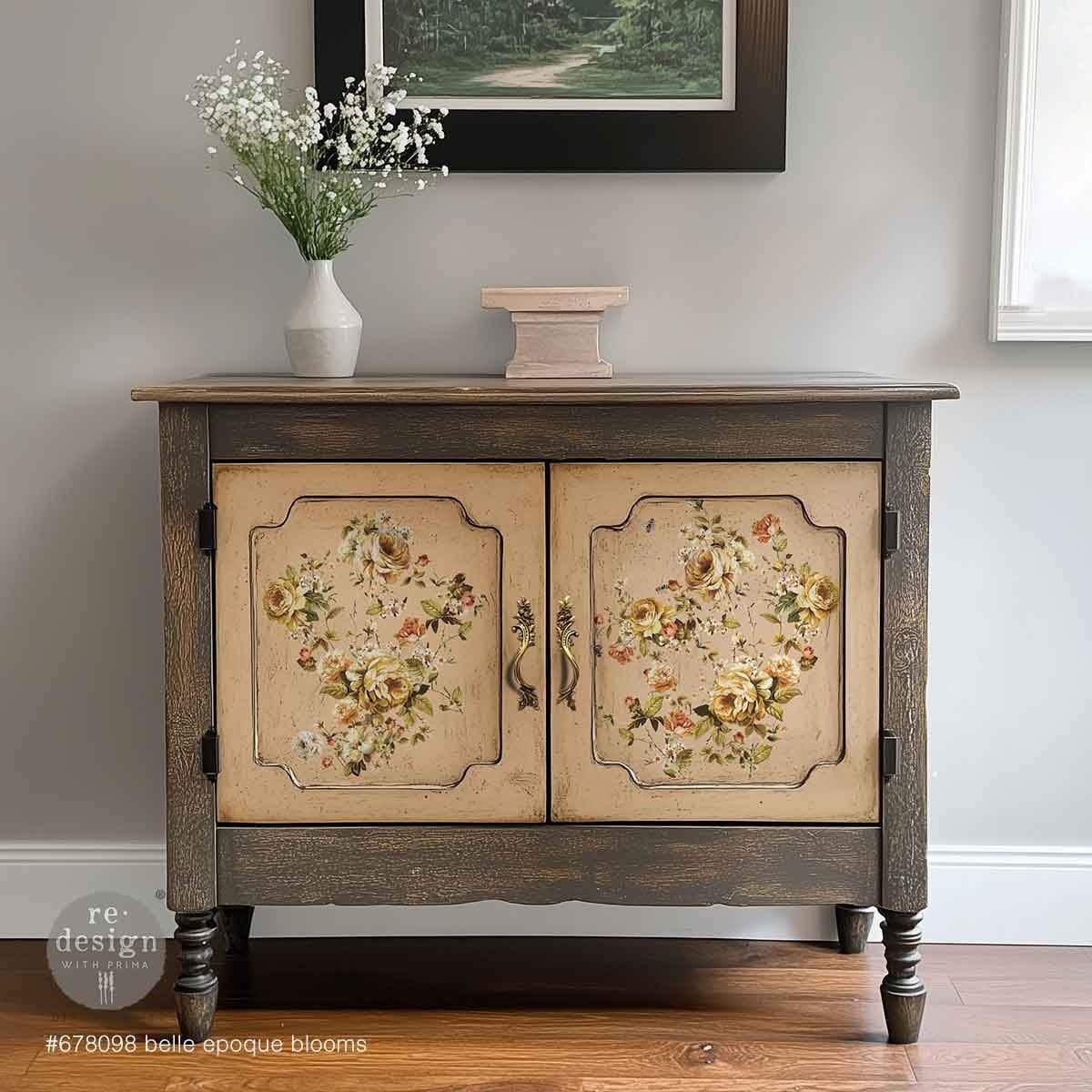 Transfer na nábytek ReDesign with Prima - Belle Epoque Blooms - 3 listy - Obrázek 4