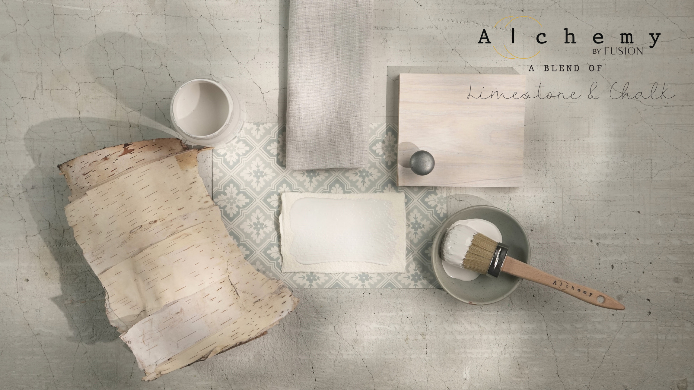 Křídová barva s odolností minerální barvy Fusion ALCHEMY - BIRCH - Obrázek 4