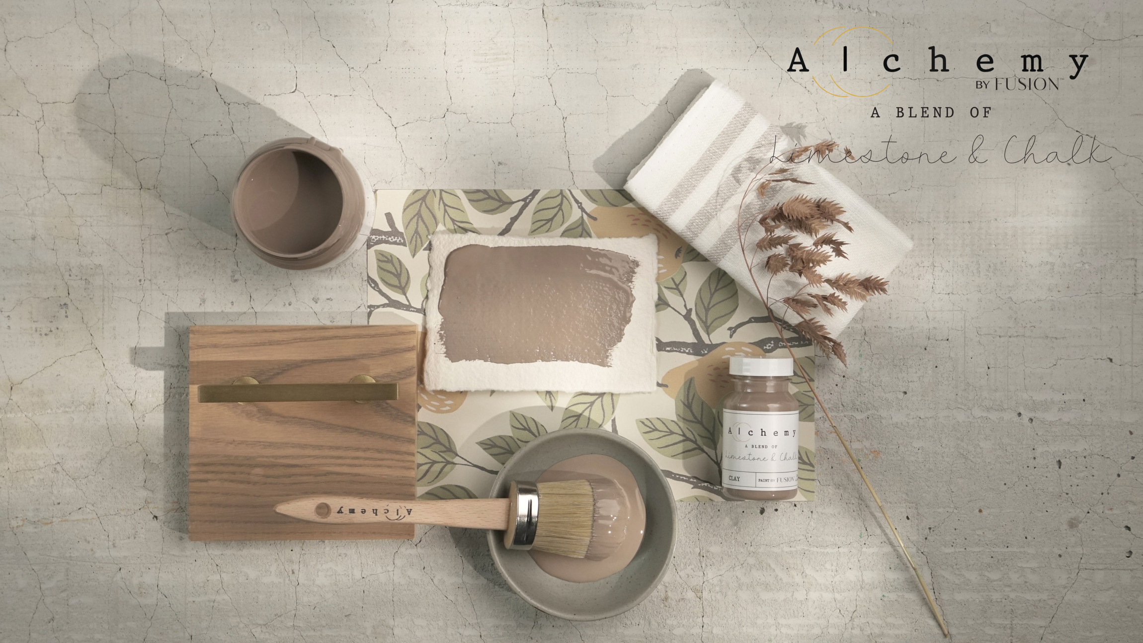 Křídová barva s odolností minerální barvy Fusion ALCHEMY - CLAY - Obrázek 4