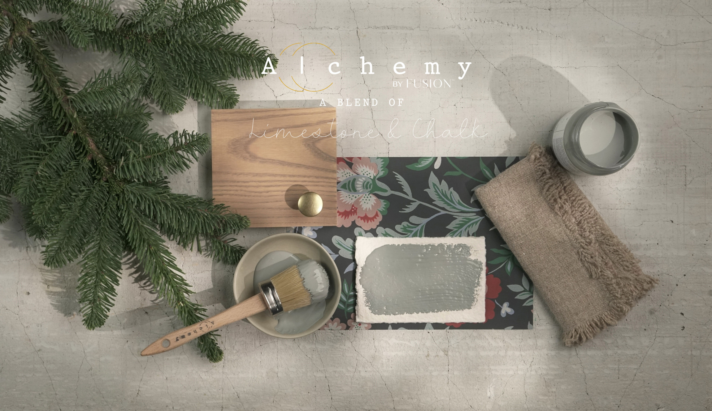 Křídová barva s odolností minerální barvy Fusion ALCHEMY - SPRUCE - Obrázek 4