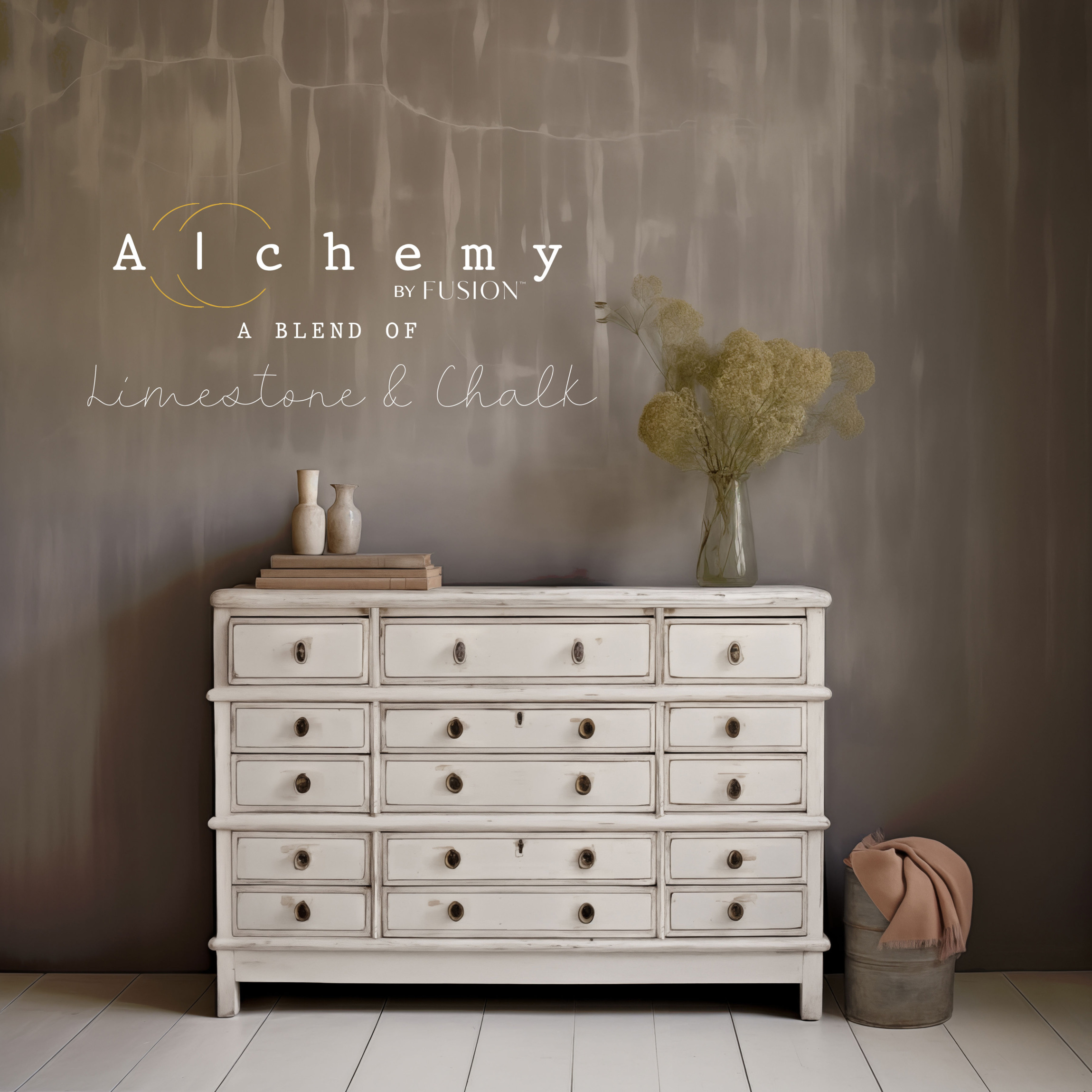 Křídová barva s odolností minerální barvy Fusion ALCHEMY - BIRCH - Obrázek 2