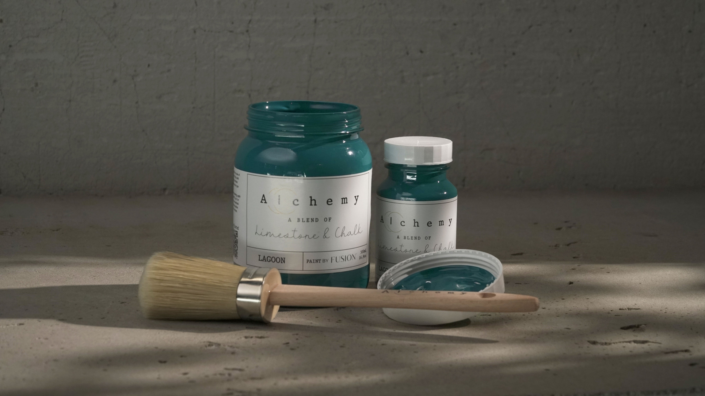 Křídová barva s odolností minerální barvy Fusion ALCHEMY - LAGOON - Obrázek 3