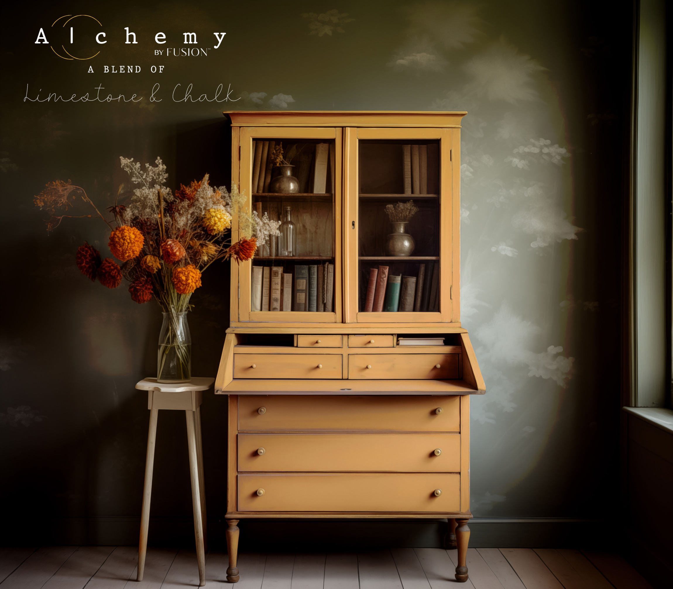 Křídová barva s odolností minerální barvy Fusion ALCHEMY - MARIGOLD - Obrázek 2