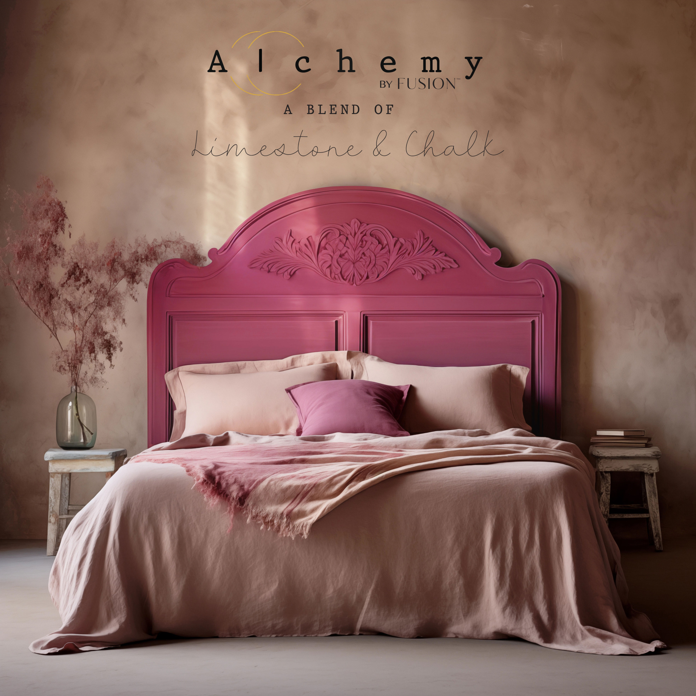 Křídová barva s odolností minerální barvy Fusion ALCHEMY - RASPBERRY - Obrázek 2