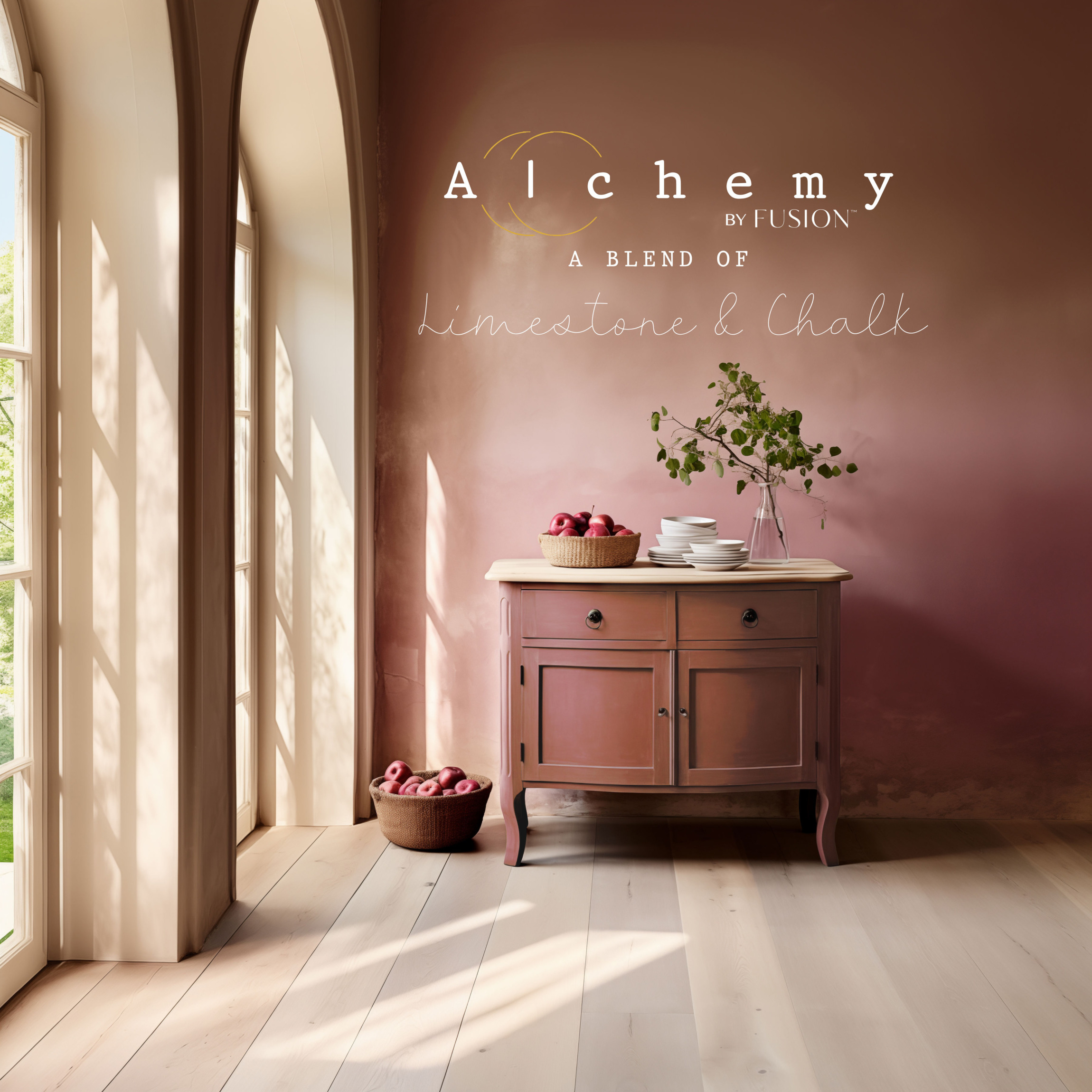 Křídová barva s odolností minerální barvy Fusion ALCHEMY - SIENNA - Obrázek 2