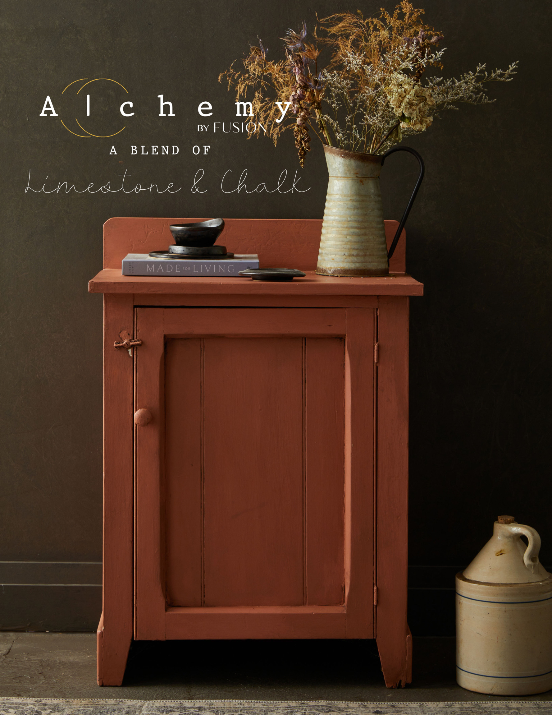 Křidová barva s odolností minerální barvy Fusion ALCHEMY - TERRACOTTA - Obrázek 3