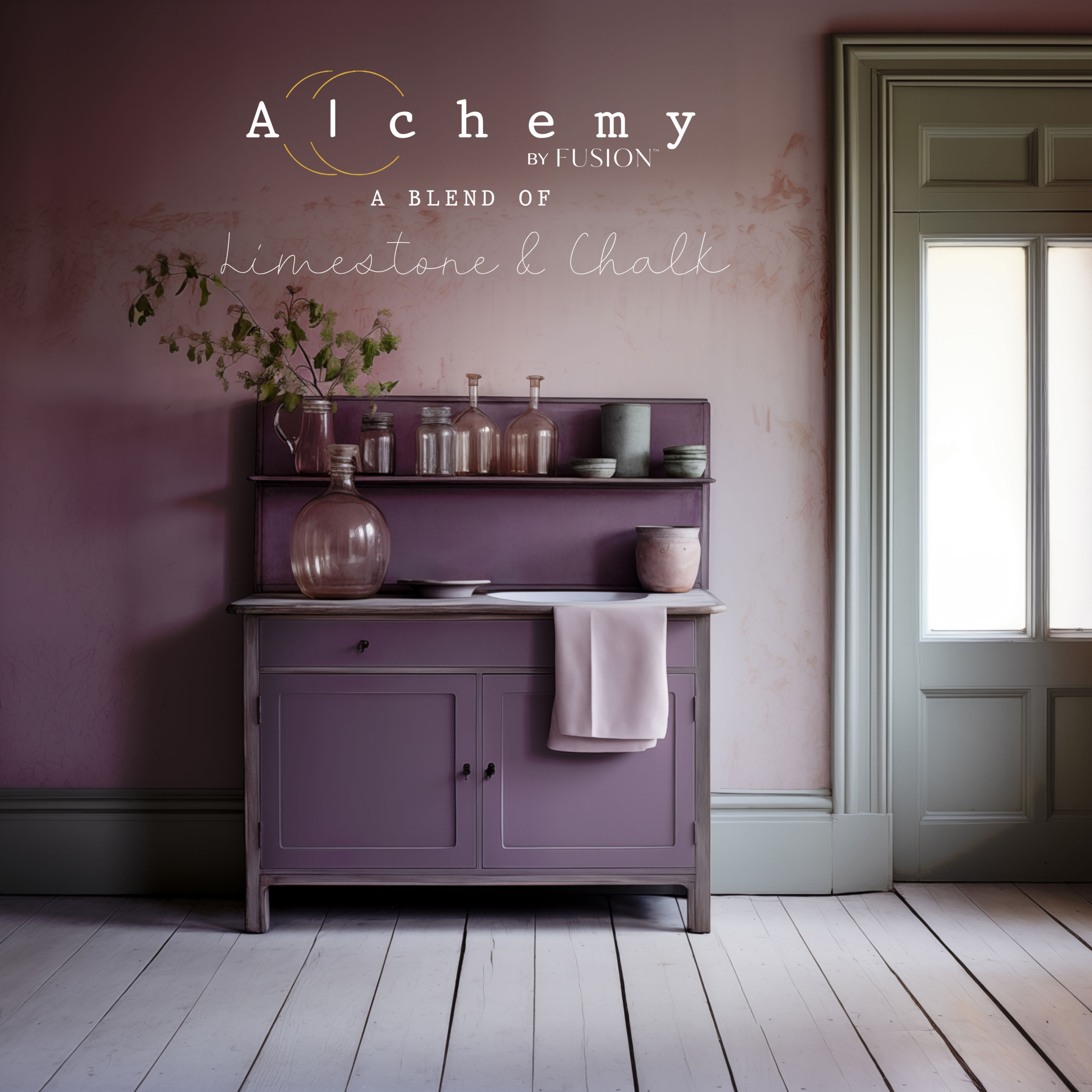 Křídová barva s odolností minerální barvy Fusion ALCHEMY - THISTLE - Obrázek 2